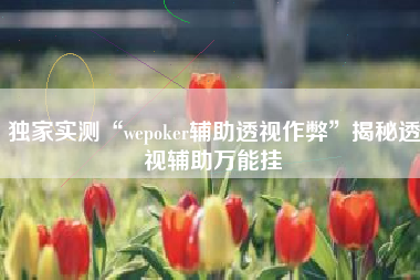 独家实测“wepoker辅助透视作弊	”揭秘透视辅助万能挂