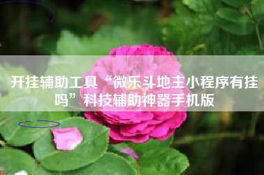 开挂辅助工具“微乐斗地主小程序有挂吗	”科技辅助神器手机版