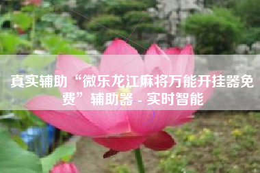 真实辅助“微乐龙江麻将万能开挂器免费”辅助器 - 实时智能